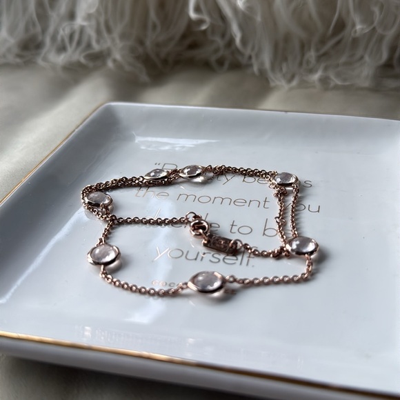 Authentic Ippolita 7 Station Rock Candy Necklace - Rose Gold - Picture 3 of 6